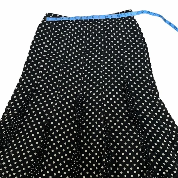 LOFT black and white polka dot skirt - Picture 4 of 4